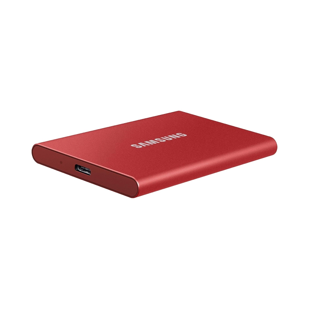 Samsung External SSD 500GB T7 (With USB 3.2) (Red) view 3
